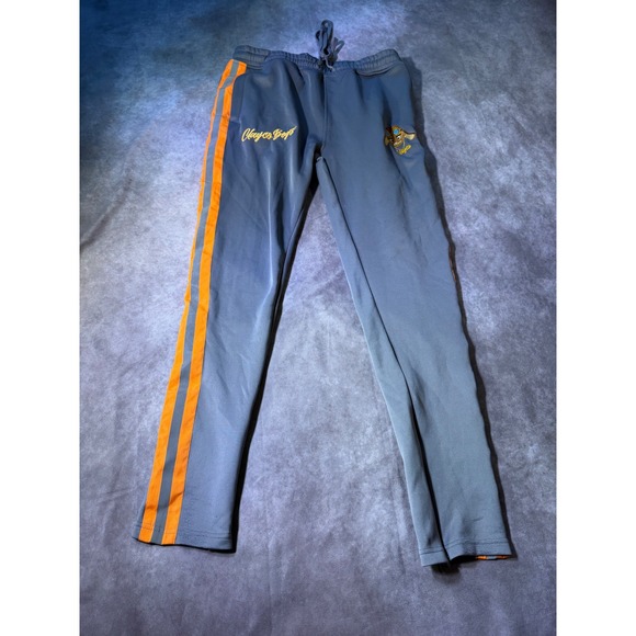 Rebel Minds Other - Rebel Minds Clayco Boys Track Pants Gray Orange Reflective Stripe Mens Large